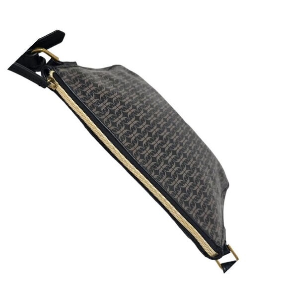 Fossil Farrah Black & Brown Crossbody Purse - Picture 4 of 16